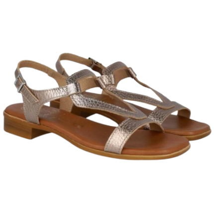 OH my sandals 5168 color champagne - Sandalias para mujer