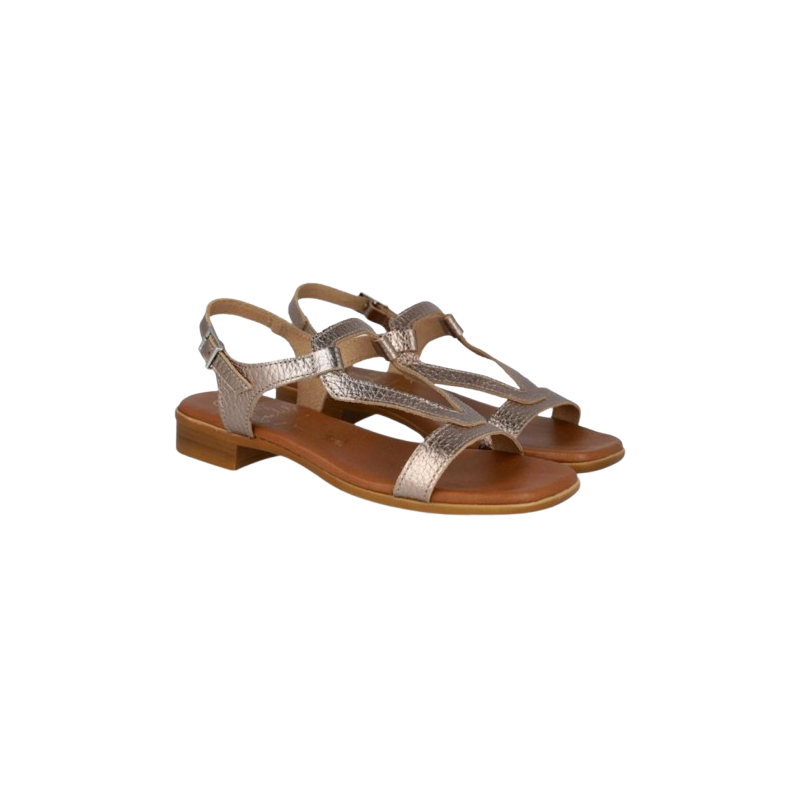 OH my sandals 5168 color champagne - Sandalias para mujer