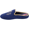 Norteñas 9-35-23 azul marino - Zapatillas de casa de rizo con escudo bordado