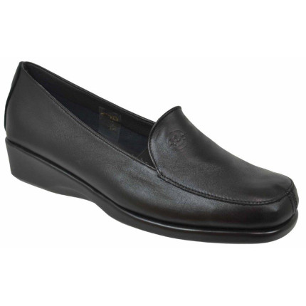 48 horas modelo 301 negro - mocasines de piel, zapatos para el día a día, supercómodos y flexibles