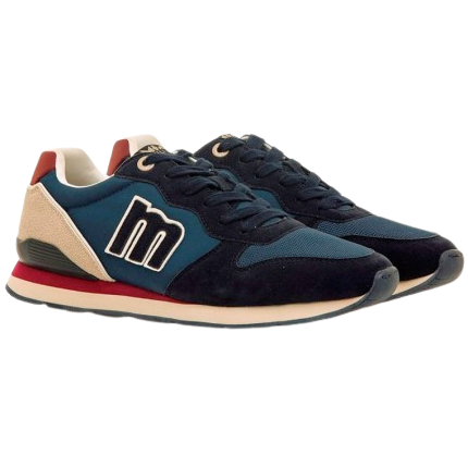 Mustang 84467 azul - Zapatillas de cordones para hombres