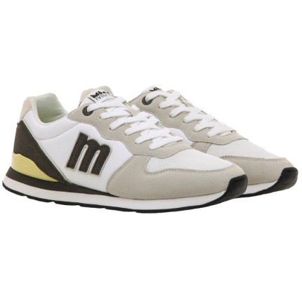 Mustang 84467 blanco - Zapatillas de cordones para hombres