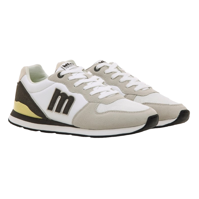 Mustang 84467 blanco - Zapatillas de cordones para hombres