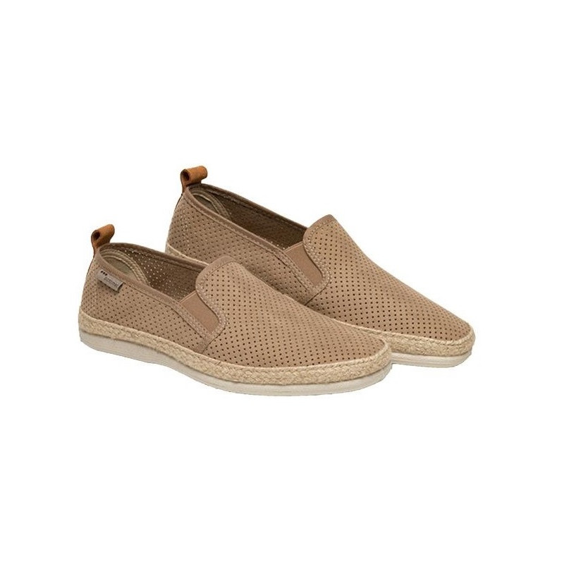 Potomac 530 beige tostado - Zapatillas con tejido picado