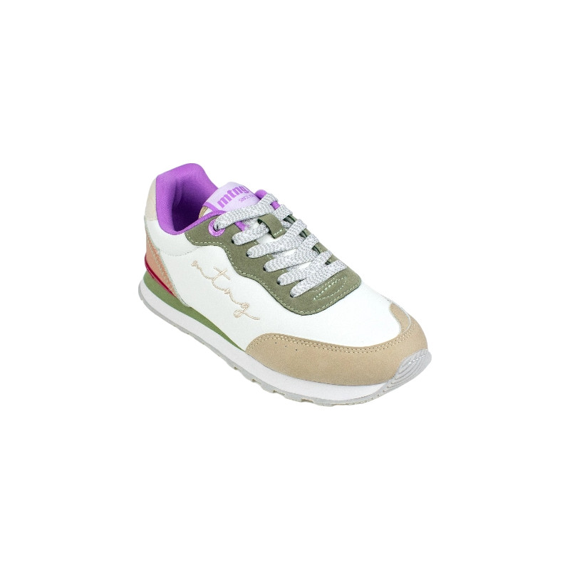Mustang 60439 blanco - Zapatillas sneakers de cordones para mujer