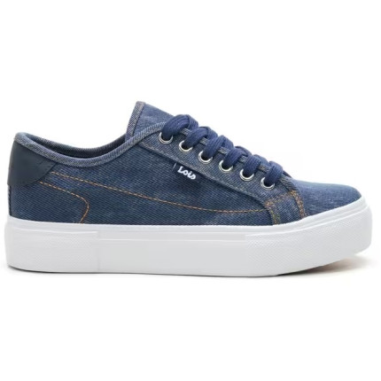 LOIS 61392 tejano - Zapatillas de cordones para mujer