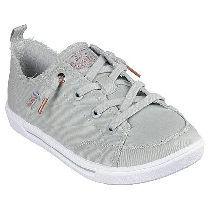Skechers 114150 MNT Bobs B Cute 2.0 - Zapatillas de lona veganas con cierre de elásticos color verde menta