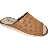 Cabrera 2883 habano - Zapatillas de verano de casa para hombre en tela picada