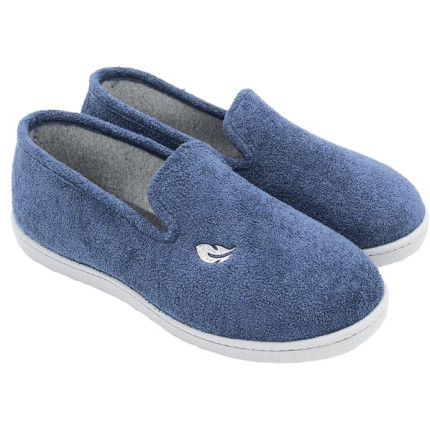 Plumaflex 12332 azul marino - Zapatillas de verano para casa de hombre en toalla