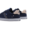 LOIS 61375 azul marino _ Zapatillas de cordones en lona para hombre