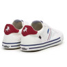 LOIS 61375 blanco _ Zapatillas de cordones en lona para hombre