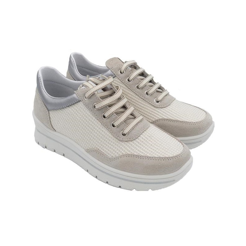 PLUMAFLEX 40000 crudo - Zapatos de cordones de tela