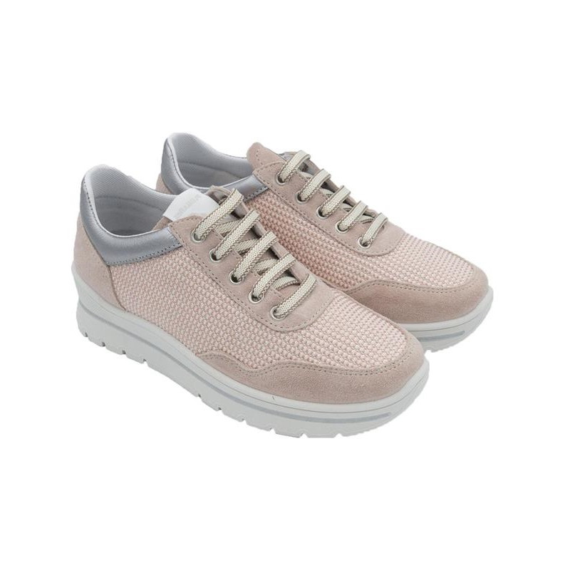 PLUMAFLEX 40000 rosa - Zapatos de cordones de tela