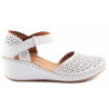 ERASE 793-59 BLANCO - Zapatos de piel asandaliados