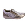 Treintas 4312 oro - Zapatos de cordones para mujer en piel
