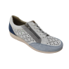 Treintas 4312 AZUL - Zapatos de cordones para mujer en piel