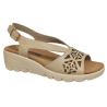 Treintas 4335 arena - Sandalias de mujer de piel
