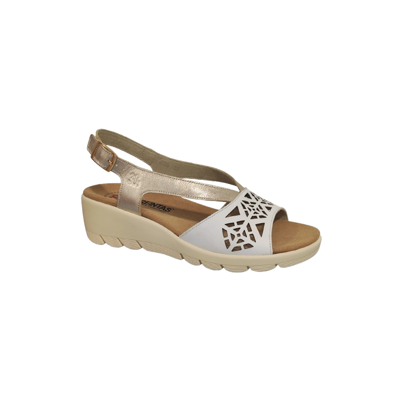 Treintas 4335 arena - Sandalias de mujer de piel