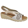 Treintas 4335 arena - Sandalias de mujer de piel