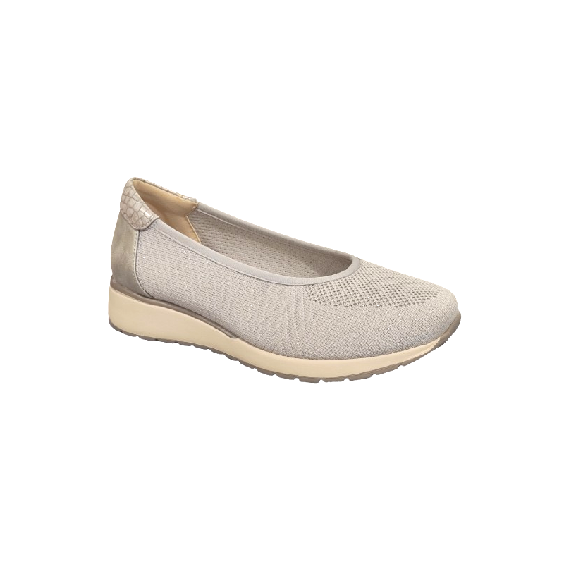 TREINTAS 4356 gris - Zapatos planos para mujer en tela