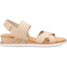 Skechers 114130 natural _ Sandalias para mujer con cuña