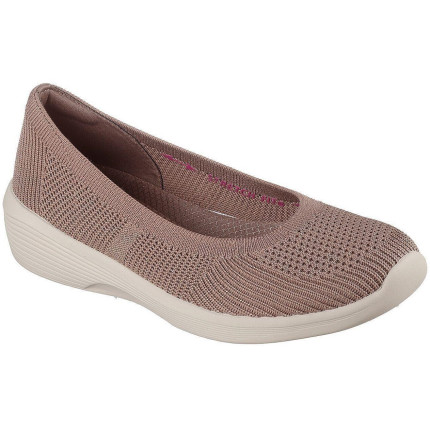 Skechers 158987 taupe - Zapatillas tipo bailarina de tela