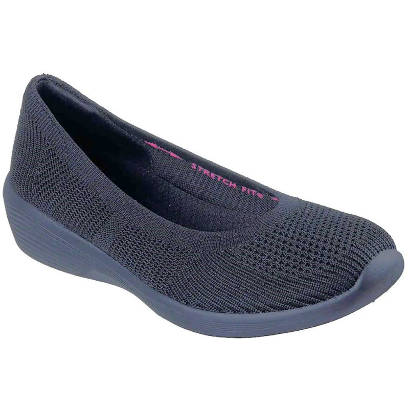 Skechers 158987 negro - Zapatillas tipo bailarina de tela