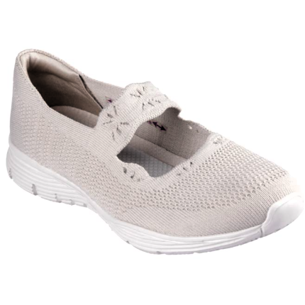 Skechers 159078 natural - Merceditas en tela para mujer