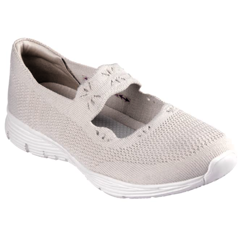 Skechers 159078 natural - Merceditas en tela para mujer