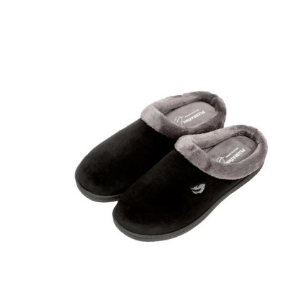 Plumaflex 12230 negro Zapatillas de casa para mujer con plantilla ultraligera