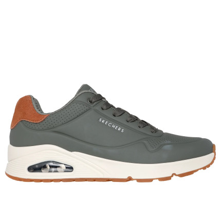 Skechers 183004 verde -  Sneakers zapatillas de cordones para hombre
