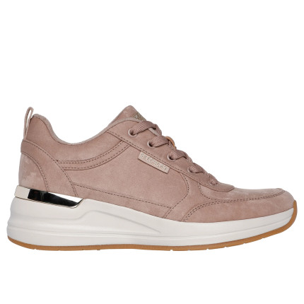 Skechers 177349 taupe - Zapatillas de cordones con cuña y plantillas de gel