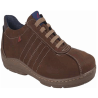 LUISETTI 37107 nobuck marrón - Zapatos para hombre con cierre de elásticos