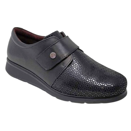 PITILLOS 10010 NEGRO - Zapatos de velcro
