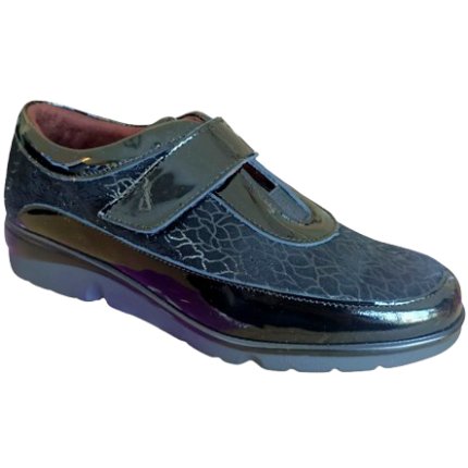 Pitillos 10001 negro - Zapatos con cierre de velcro