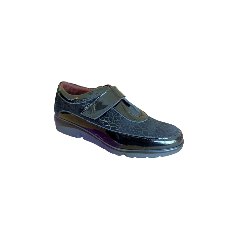 Pitillos 10001 negro - Zapatos con cierre de velcro