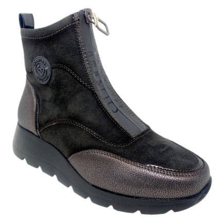 Botines de estilo deportivo Amarpies AMD 27098 negro/gris