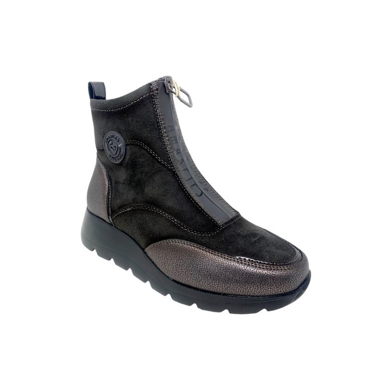 Botines de estilo deportivo Amarpies AMD 27098 negro/gris Botines de estilo deportivo Amarpies AMD 27098 negro/gris