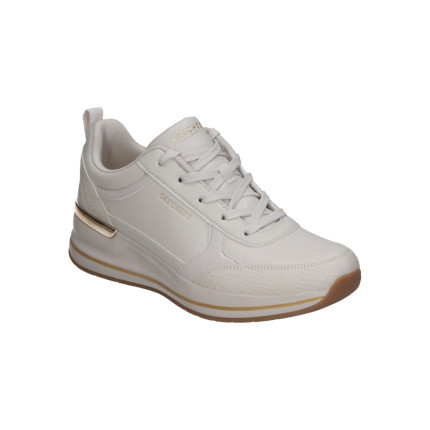 Skechers 177345 beige - Zapatillas de cordones con cuña