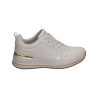 Skechers 177345 beige - Zapatillas de cordones con cuña Skechers 177345 beige - Zapatillas de cordones con cuña