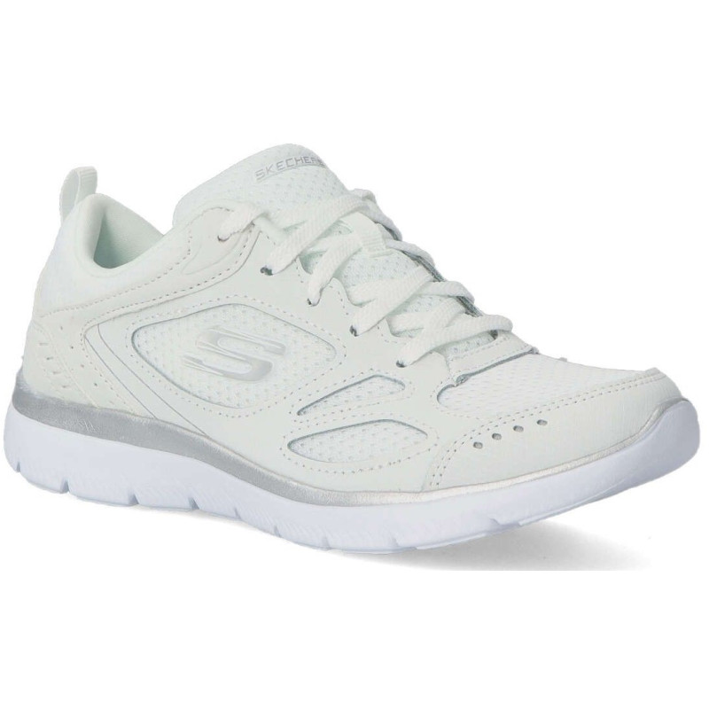 Skechers 12982 blanco - Zapatillas de  mujer de cordones Skechers 12982 blanco - Zapatillas de  mujer de cordones