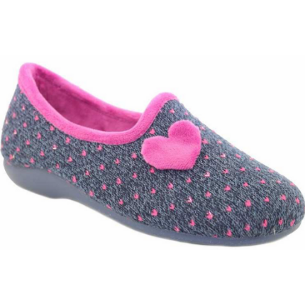 Berevere 9088 morado - Zapatillas de casa para mujer cerradas