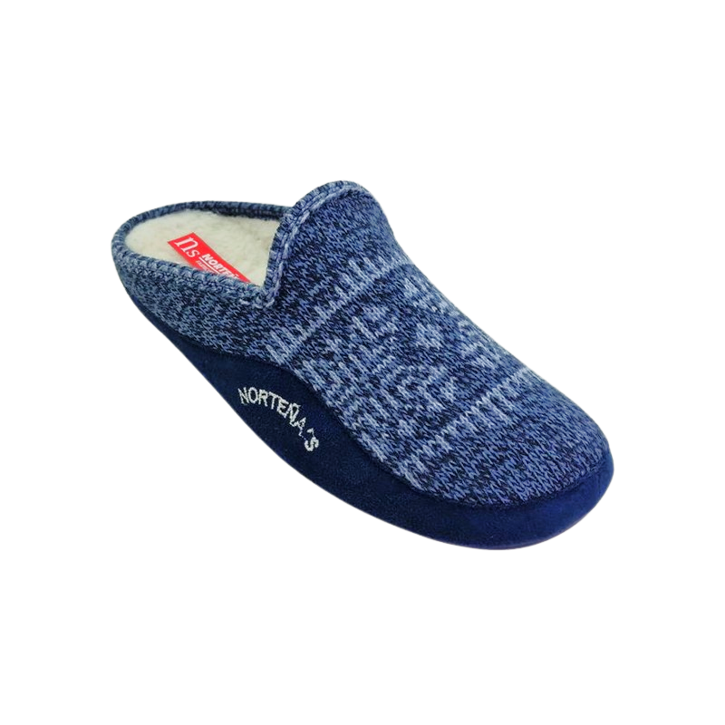 Norteñas 48-148 azul marino - Zapatillas para hombre en lana