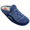 Norteñas 48-148 azul marino - Zapatillas para hombre en lana