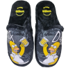 Gomus 6628 negro - Zapatillas de casa para hombre con divertido dibujo de cerveza