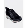 Skechers 177345 negro - Zapatillas de cordones con cuña Skechers 177345 negro - Zapatillas de cordones con cuña