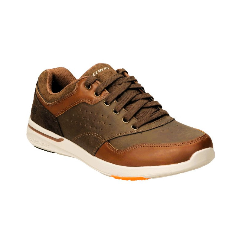 Skechers 65406 marrón - Zapatos de hombre de cordones