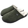 Plumaflex 80032 verde kaki - Zapatillas de casa para hombre sin talón