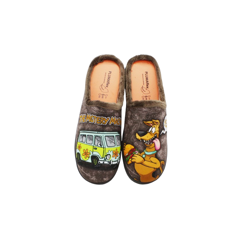 Plumaflex 12229 marrón _ Zapatillas para chico de estar en casa