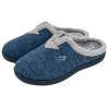 Plumaflex 12013 azul marino - Zapatillas de casa para mujer de paño jaspeado